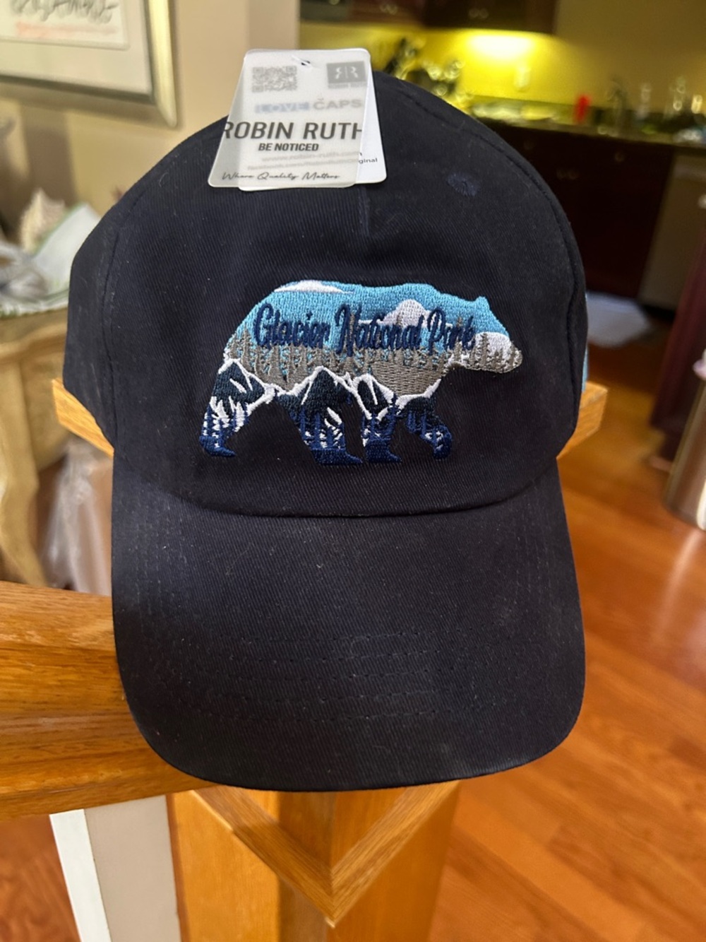 Robin Ruth Glacier National Park Embroidered Baseball Cap